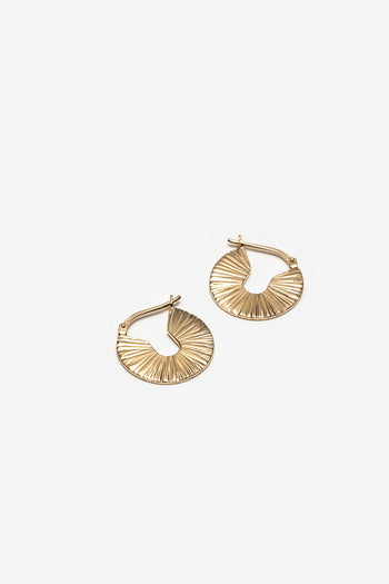 gold hoop earrings