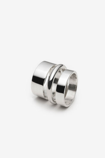Chunky silver ring
