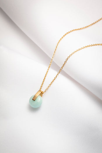 Rhea, gemstone charm necklace