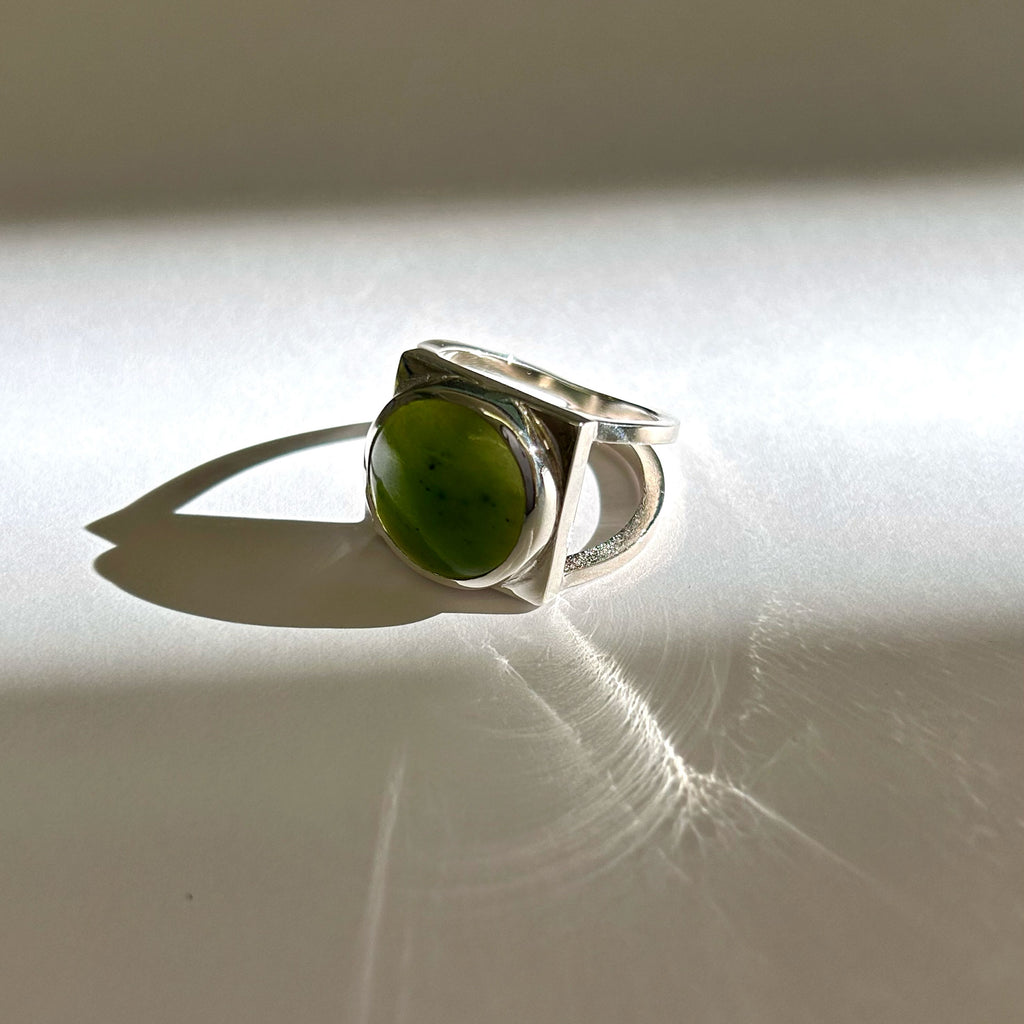 ring with jade
