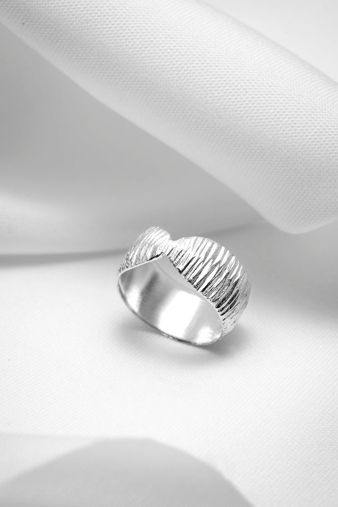 Collection of unique solid sterling silver handmade designer rings