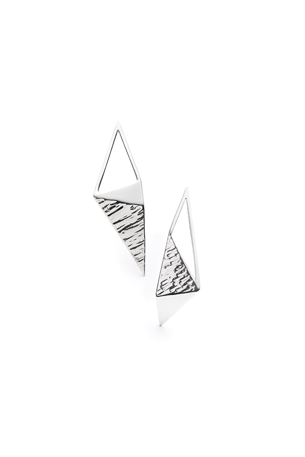 Veronique Roy Jwls' Montreal based jewelry brand, first pair of earrings Electric Avenue from the Structure colelction