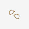 14k Gold Teardrop Hoop Earrings - Canada