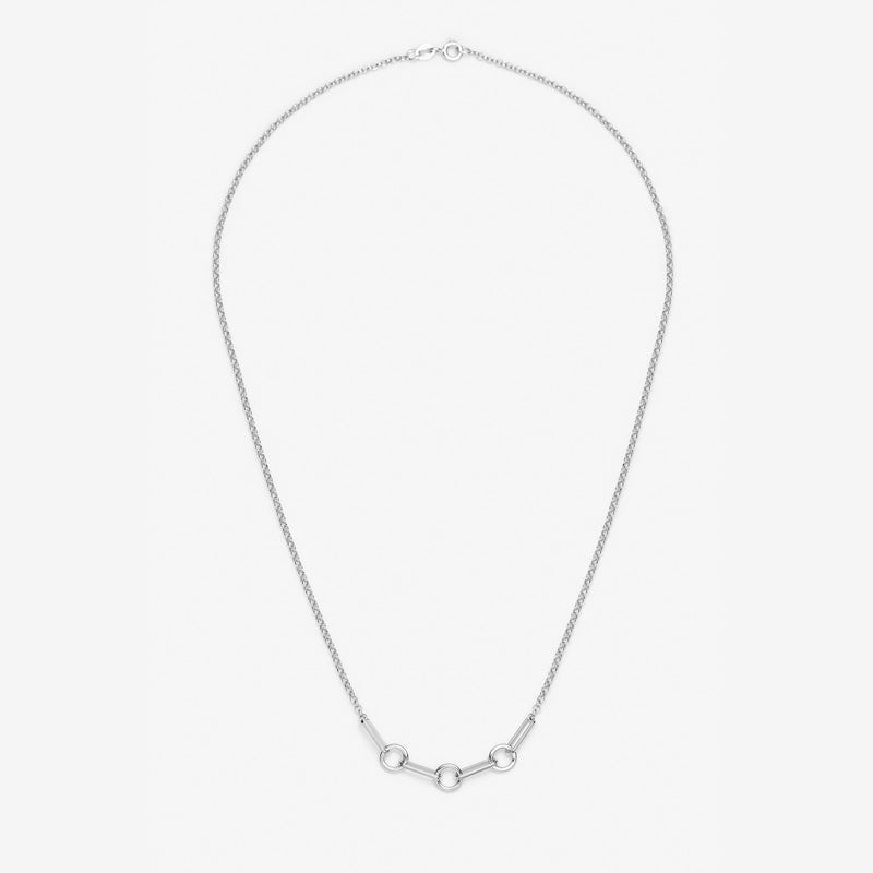 Silver chain necklace