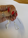Sequence - Long Asymmetrical Dangling Earrings