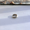 Chevrons, bague minimaliste en argent