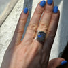 Adele, large labradorite ring