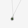 Silver Necklace With Jade Pendant