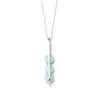 Lucia, Long blue amazonite necklace