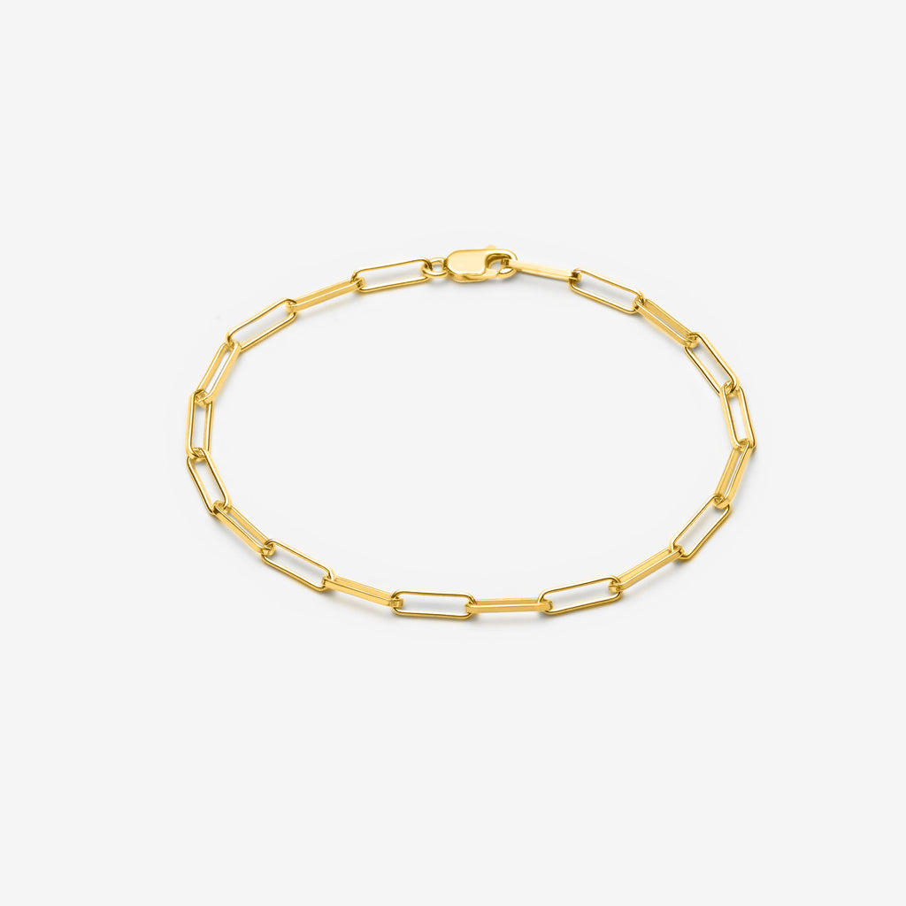 Women's Paperclip Link Chain Bracelet gold - Canada
