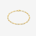 Women's Paperclip Link Chain Bracelet gold - Canada