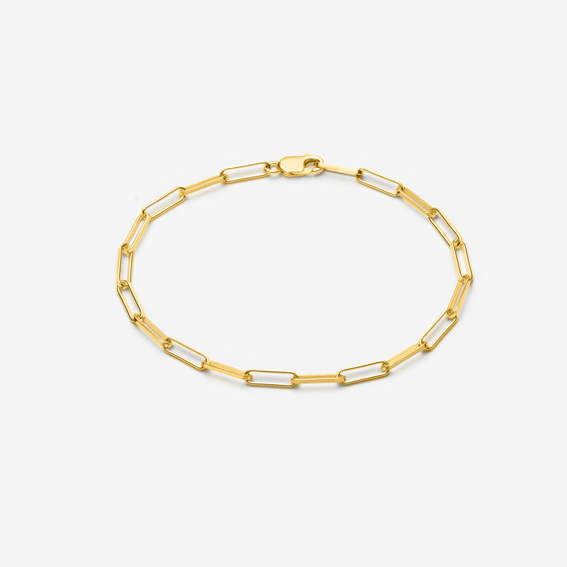 Women's Paperclip Link Chain Bracelet gold - Canada