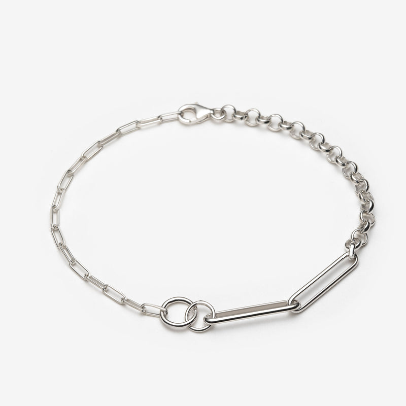 Reliée – Bracelet argent femme