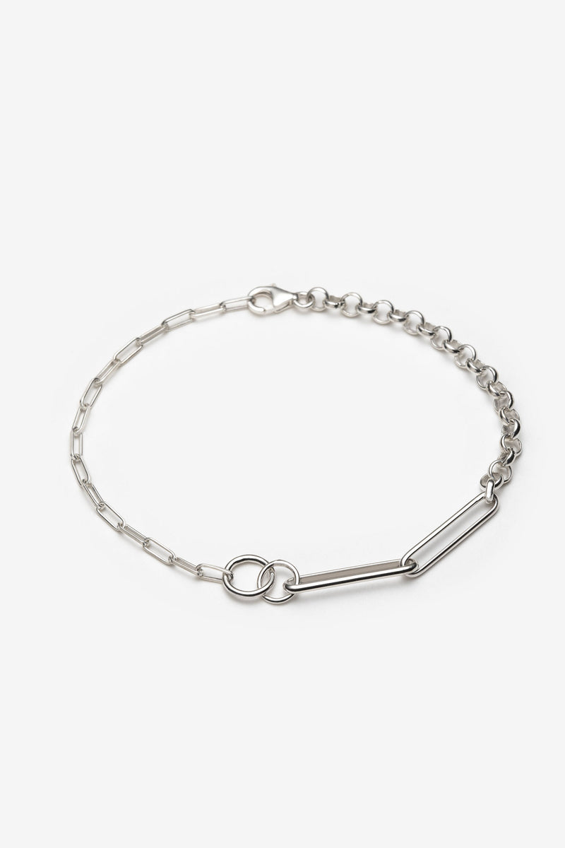 Silver chunky chain link bracelet Montreal