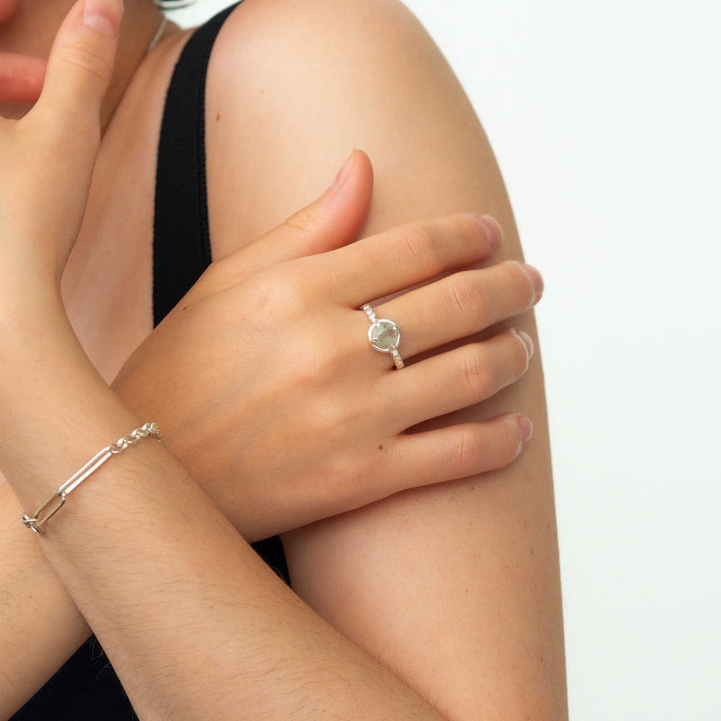 Sterling silver gem ring Canada