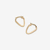 Gold hinged clasp hoop earrings - Canada