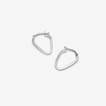 Sterling silver hinged clasp hoop earrings - Canada