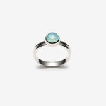 blue stone ring for women