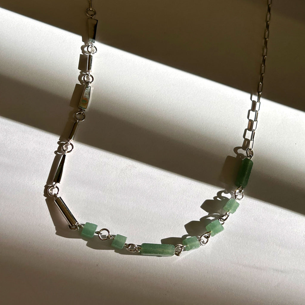 Green Gemstones necklace