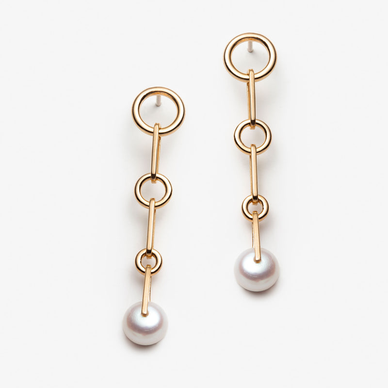 drop earrings freshwater pearls