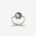 green stone ring