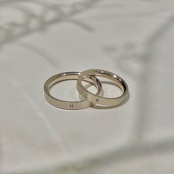 letter engraving on ring