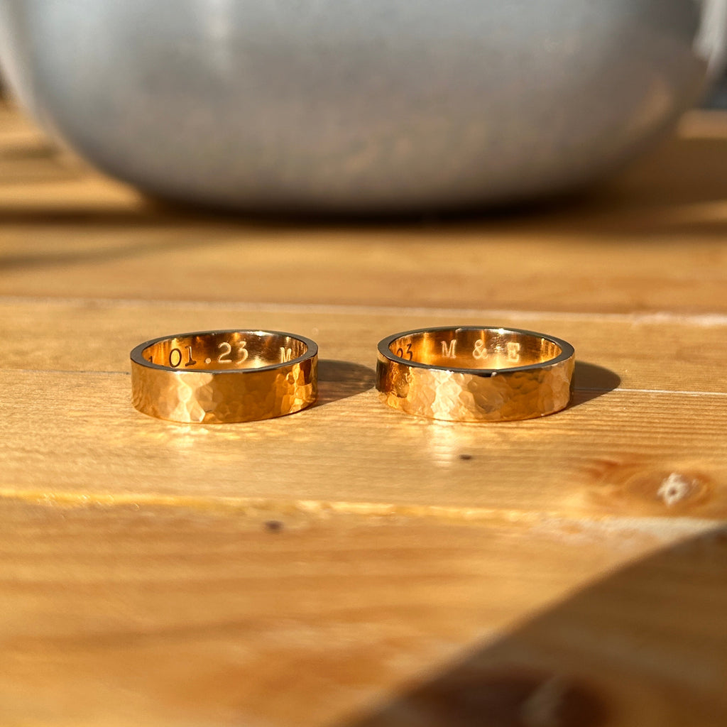 Make your own wedding bands in Montreal