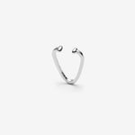 Ear lobe rings - no piercing - sterling silver - Canada