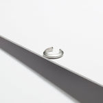 Solid sterling silver plain minimalist ear cuff-non pierced ears