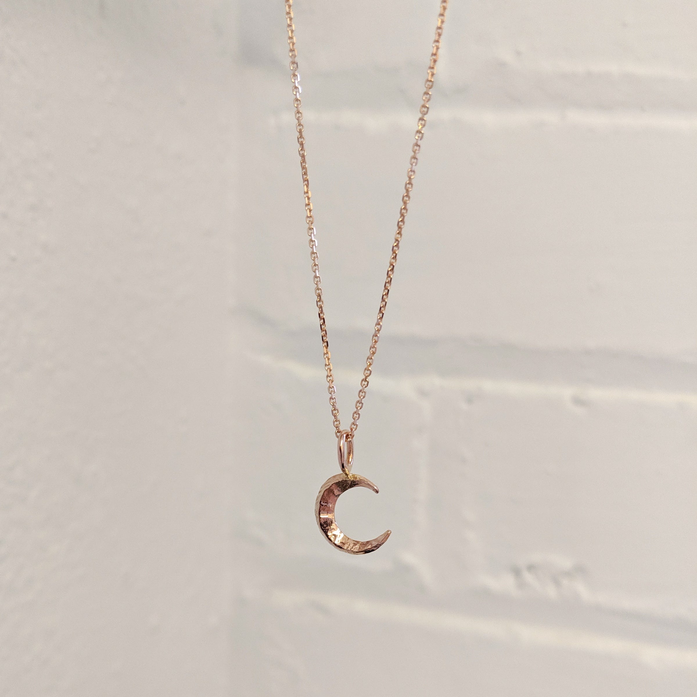 Crescent Moon Necklace, Mothers Day, Half Moon Necklace, Silver Moon N –  Geniune Jewellery
