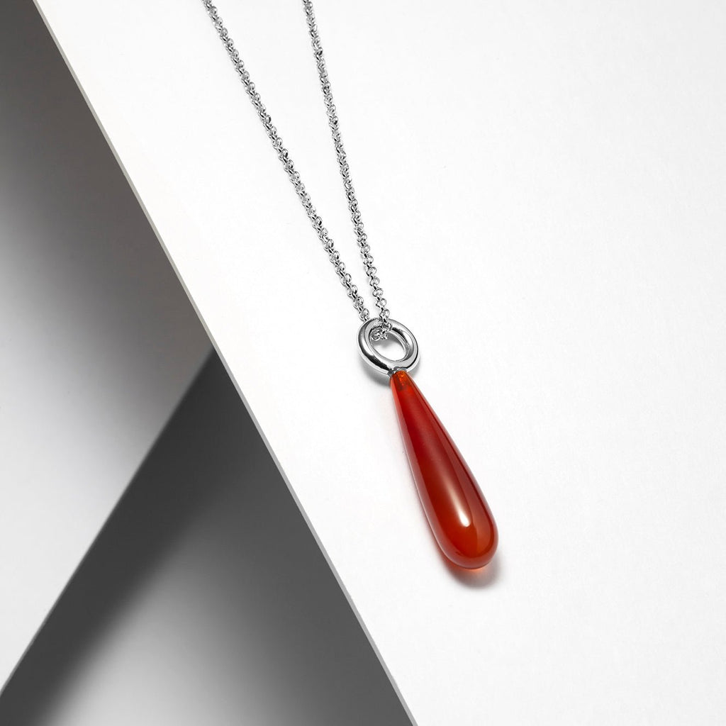 Long sterling silver Necklace Made by a Montreal Designer