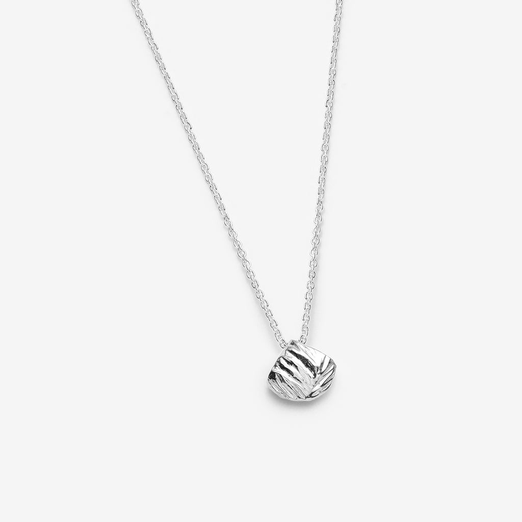 charm silver necklace