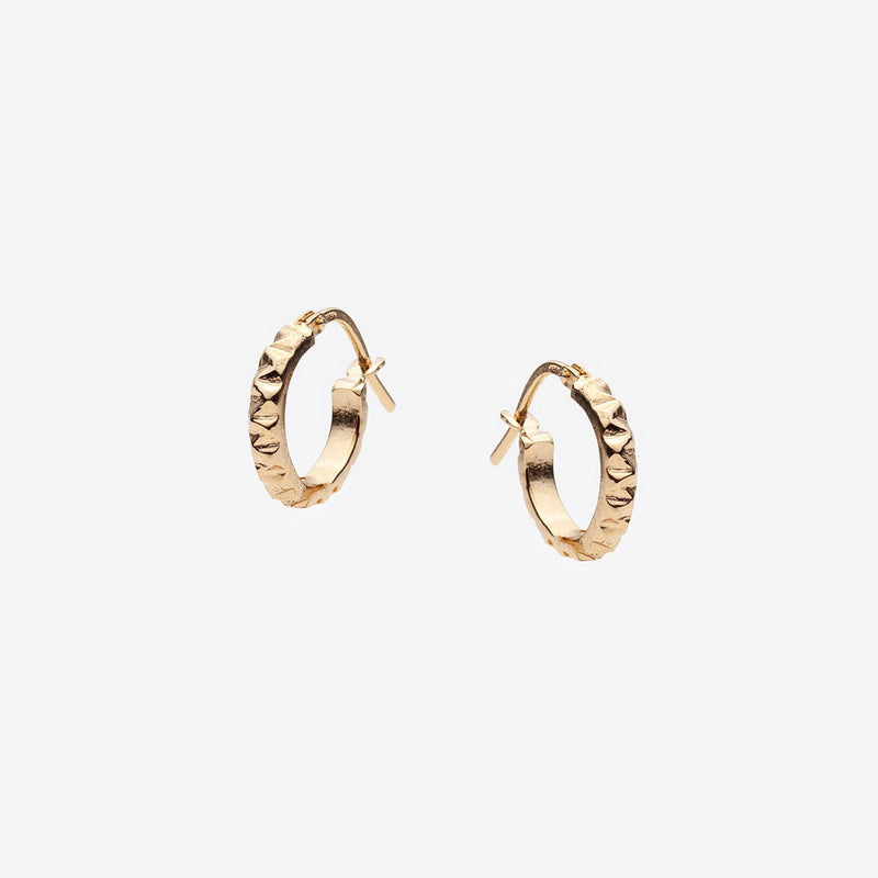 Small Gold Hoops - With or Without Charms - Canada