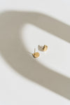 trendy gold stud earrings