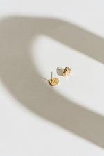 trendy gold stud earrings