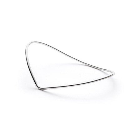 V shape silver bracelet
