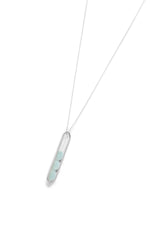 Lucia, Long blue amazonite necklace