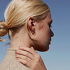white gold hoops